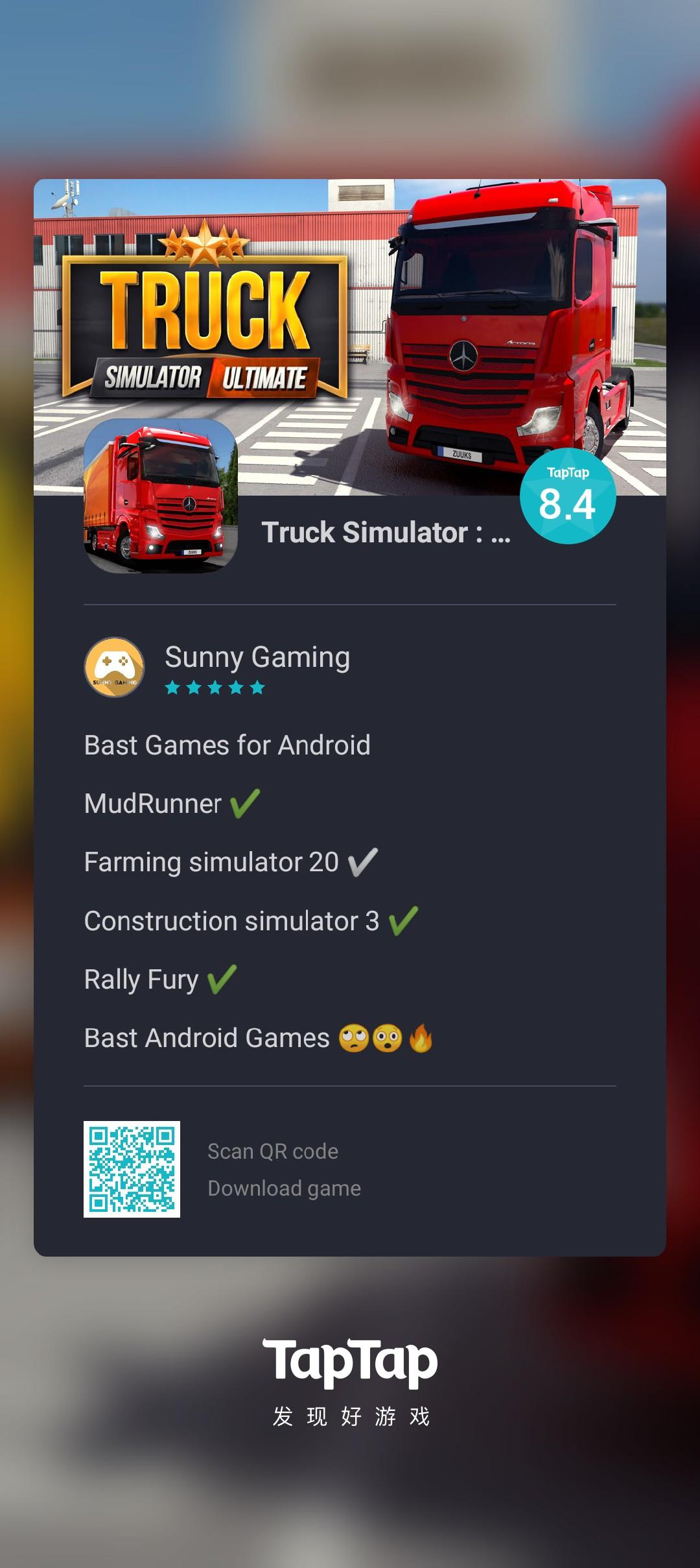 Truck simulator ultimate Review feedback - Truck Simulator : Ultimate -  TapTap