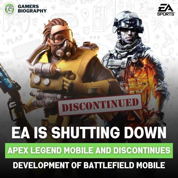 EA cancels development of Apex Legends Mobile, Battlefield Mobile