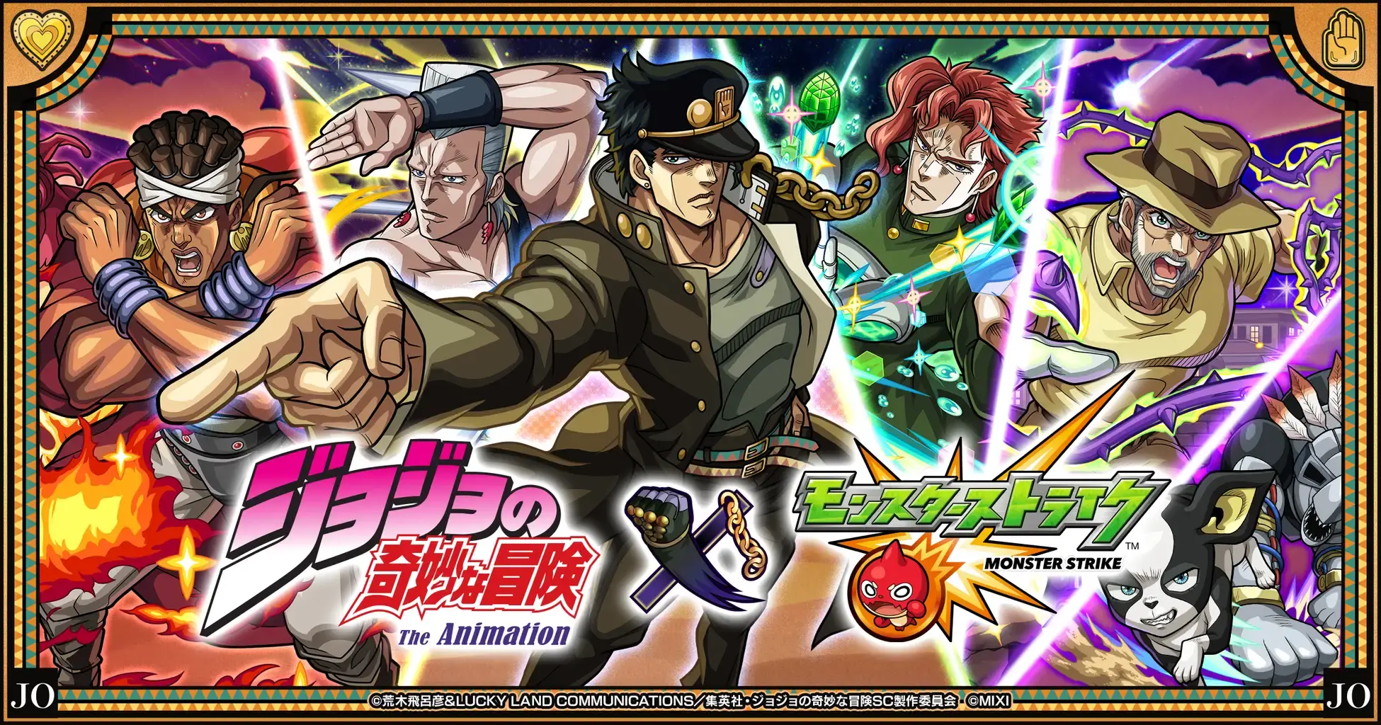 《怪物彈珠》日版 x《JoJo 的奇妙冒險》合作活動第 2 彈將登場 部分角色獸神化・改解禁