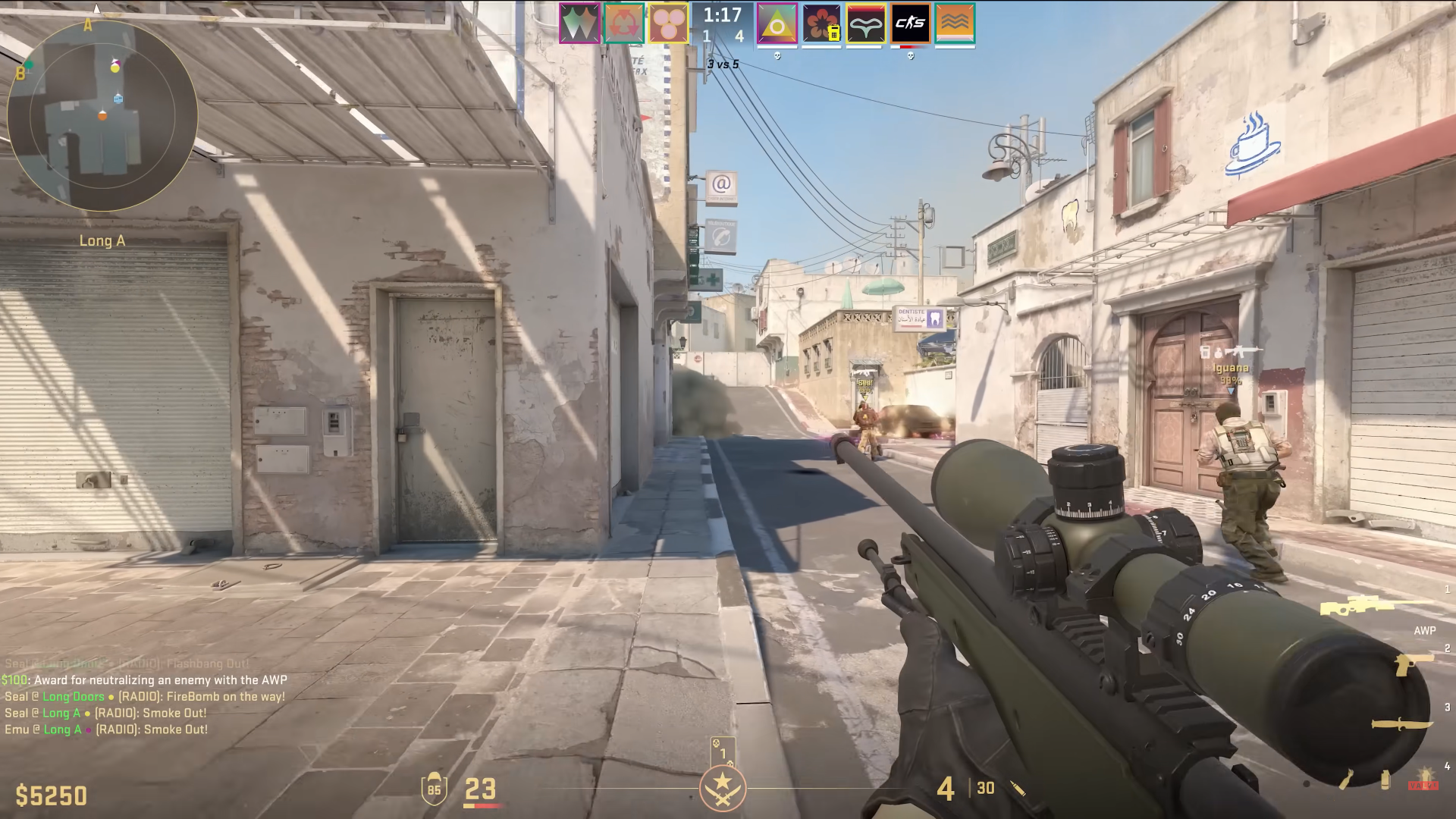 Counter-Strike: Global Offensive - Dust 2 (2017 Map) Gameplay (PC