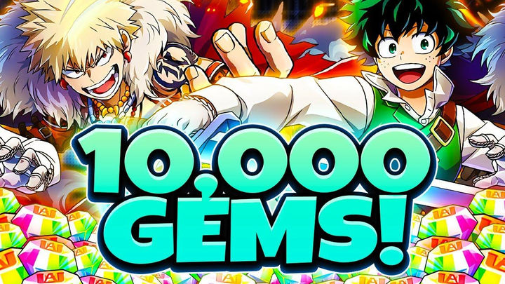 10,000 GEMS! 1ST ANNIVERSARY DEKU & BAKUGO SUMMONS! My Hero Ultra Impact