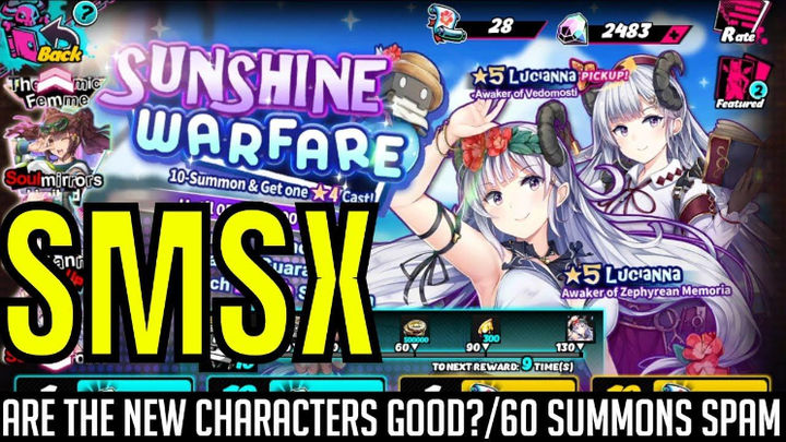 Seven Mortal Sins X-TASY - Are The New Characters Good?/60 Summons Spam