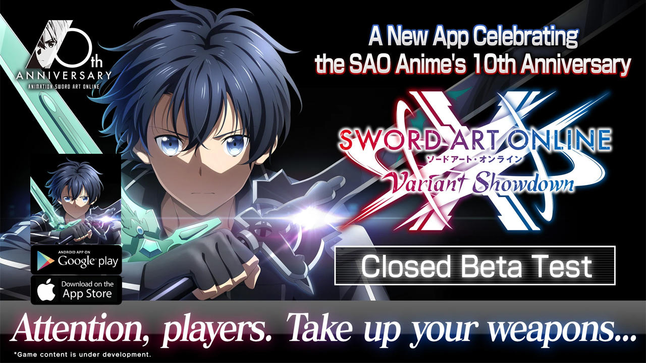 Sword Art Online Variant Showdown - New SAO mobile game announced