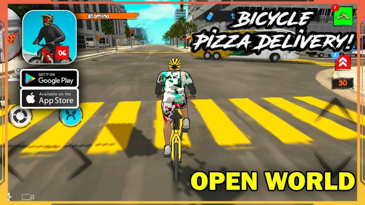 Bicycle Pizza Delivery Gameplay (Android, iOS) - Part 1