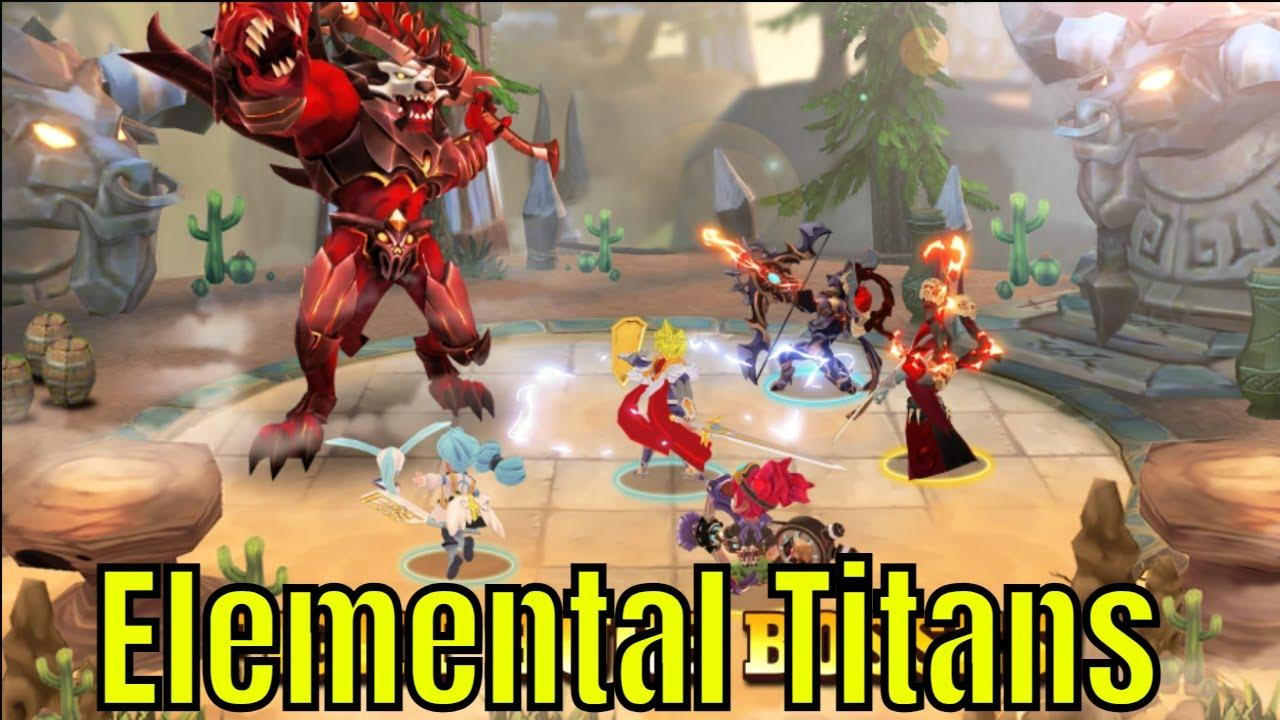 Elemental Titans：3D Idle Arena - Old Versions APK