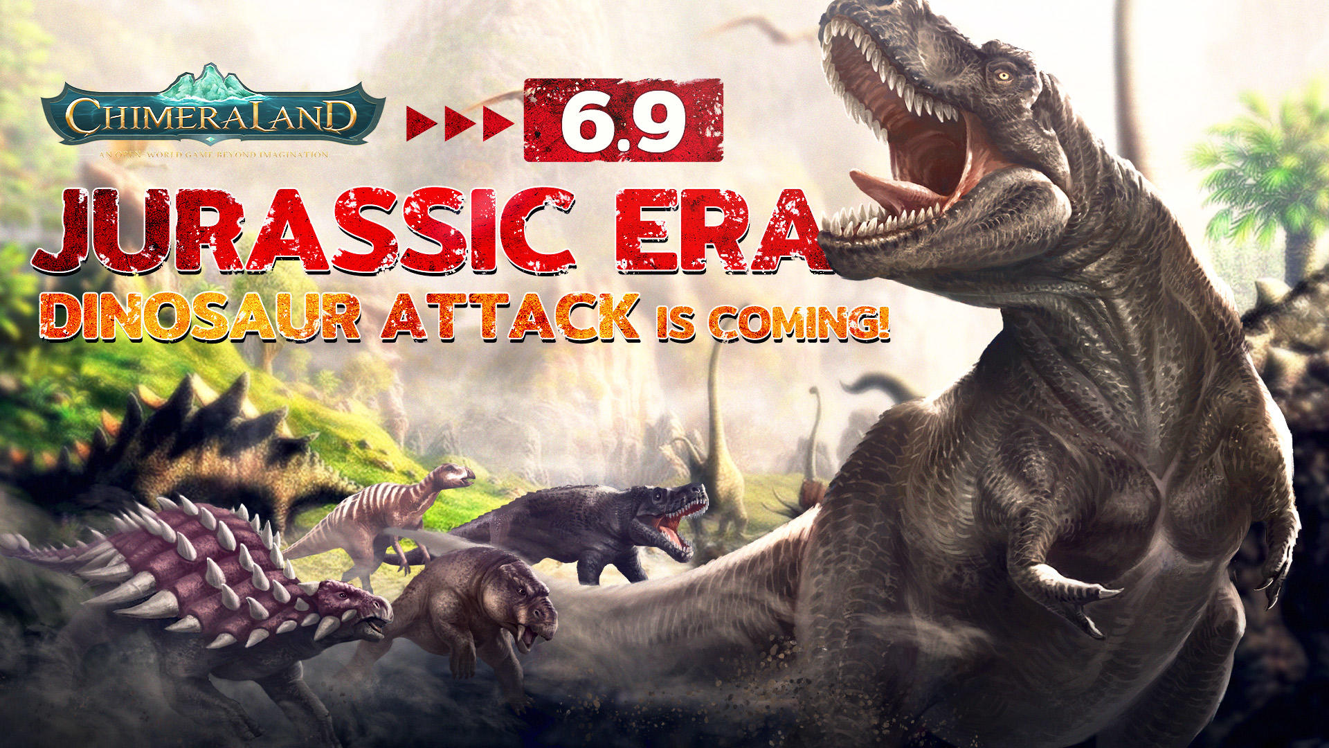 Dinosaur Theme Event Guide, IT'S DINO TIME! Jurassic dinosaurs seem to be  found in Chimeraland! Celebrate all things Dinosaur in Jurassic Era,  Chimeraland Edition! And we have, By Chimeraland - SEA