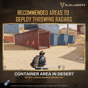 Recommended Areas to Deploy Throwing Radars