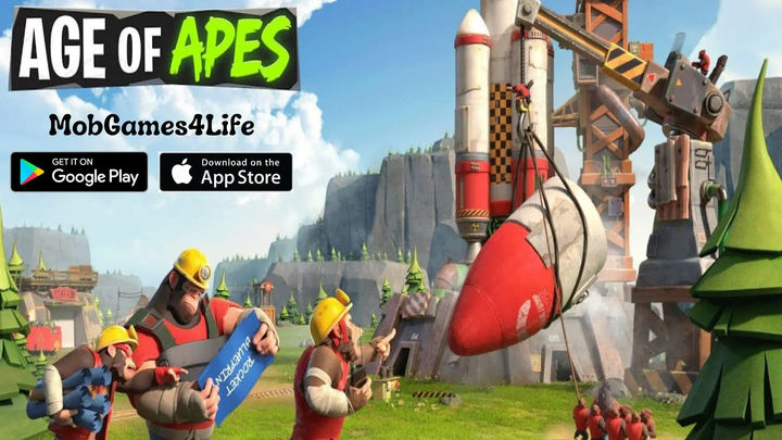 Age of Apes - Gameplay - Mobile Game Review - Android - IOS