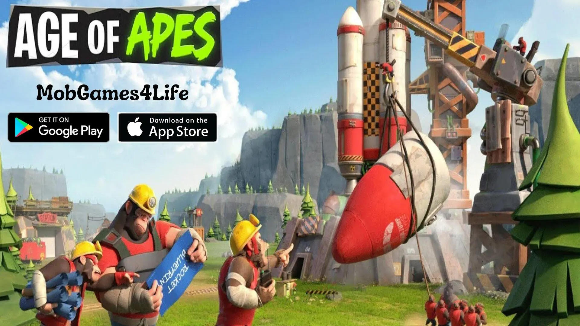 Age of Apes - Gameplay - Mobile Game Review - Android - IOS