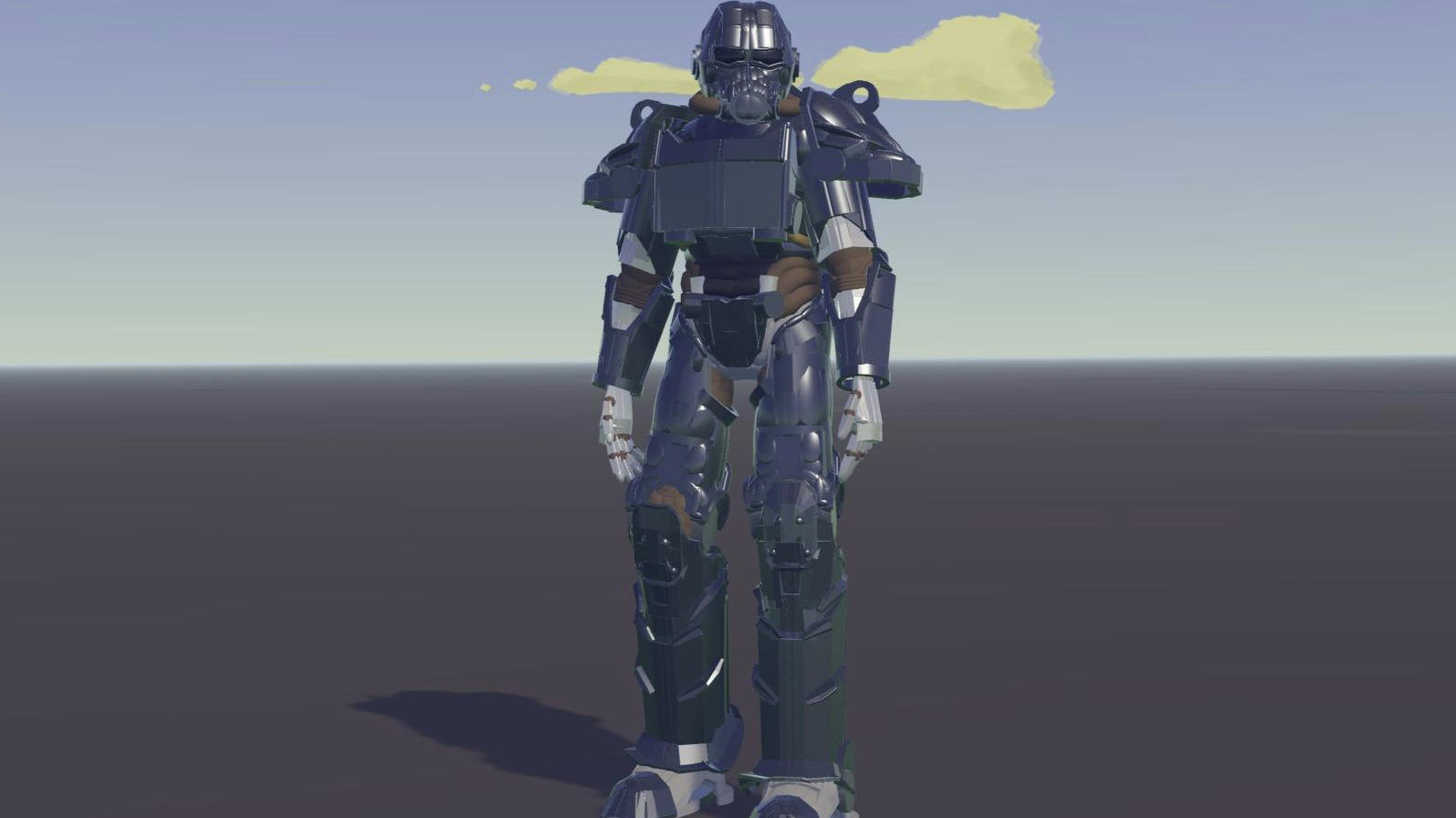 i modeled some power armor from fallout