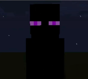 minecraft enderman mouth open face