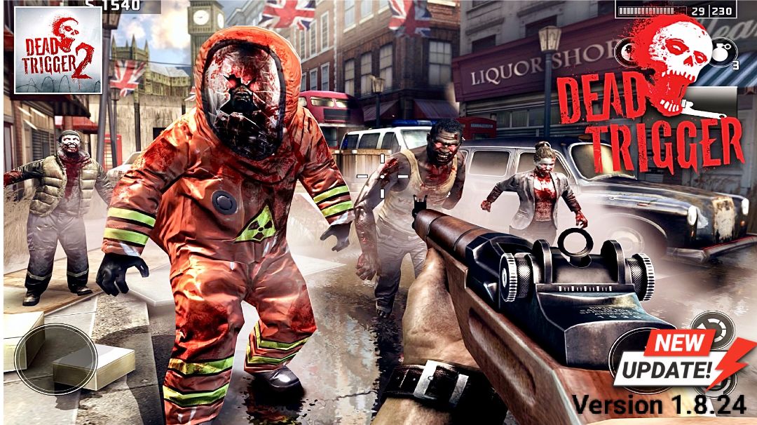 DEAD TRIGGER 2 FPS ZOMBIE GAME GAMEPLAY WALKTHROUGH (iOS, Android ...