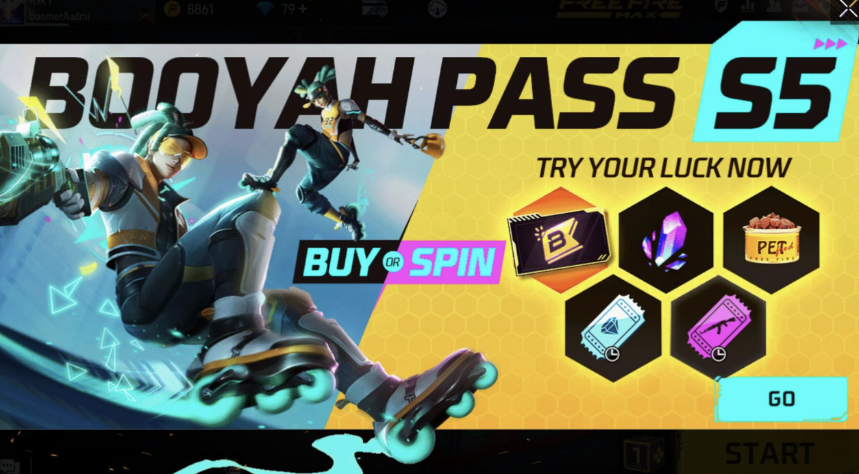 Free Fire MAX Booyah Pass Season 5: Neon Drifterz - Rewards, Upgrade  Options, and More - Free Fire MAX - Free Fire: The Chaos - Free Fire  Advance Server - TapTap