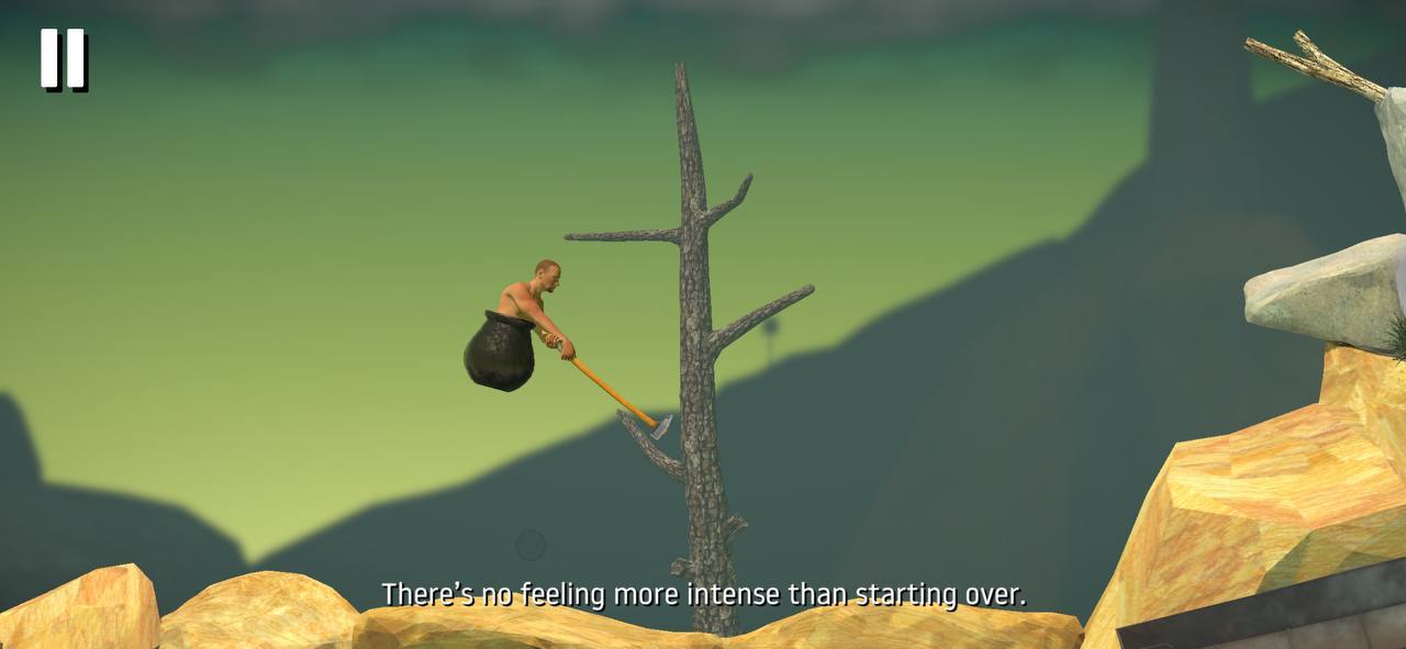 Getting Over It - Pros and Cons of the Frustratingly Challenging  Physics-Based Game - Getting Over It - Getting Over It+ - TapTap