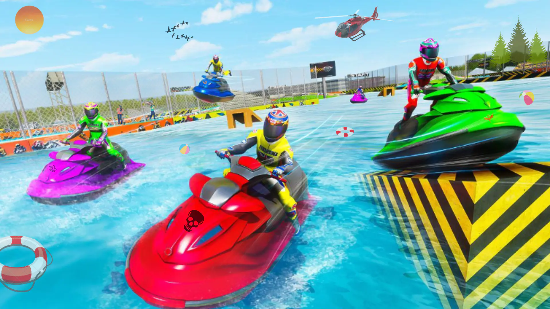 Boat Racing War-Jet Ski Race