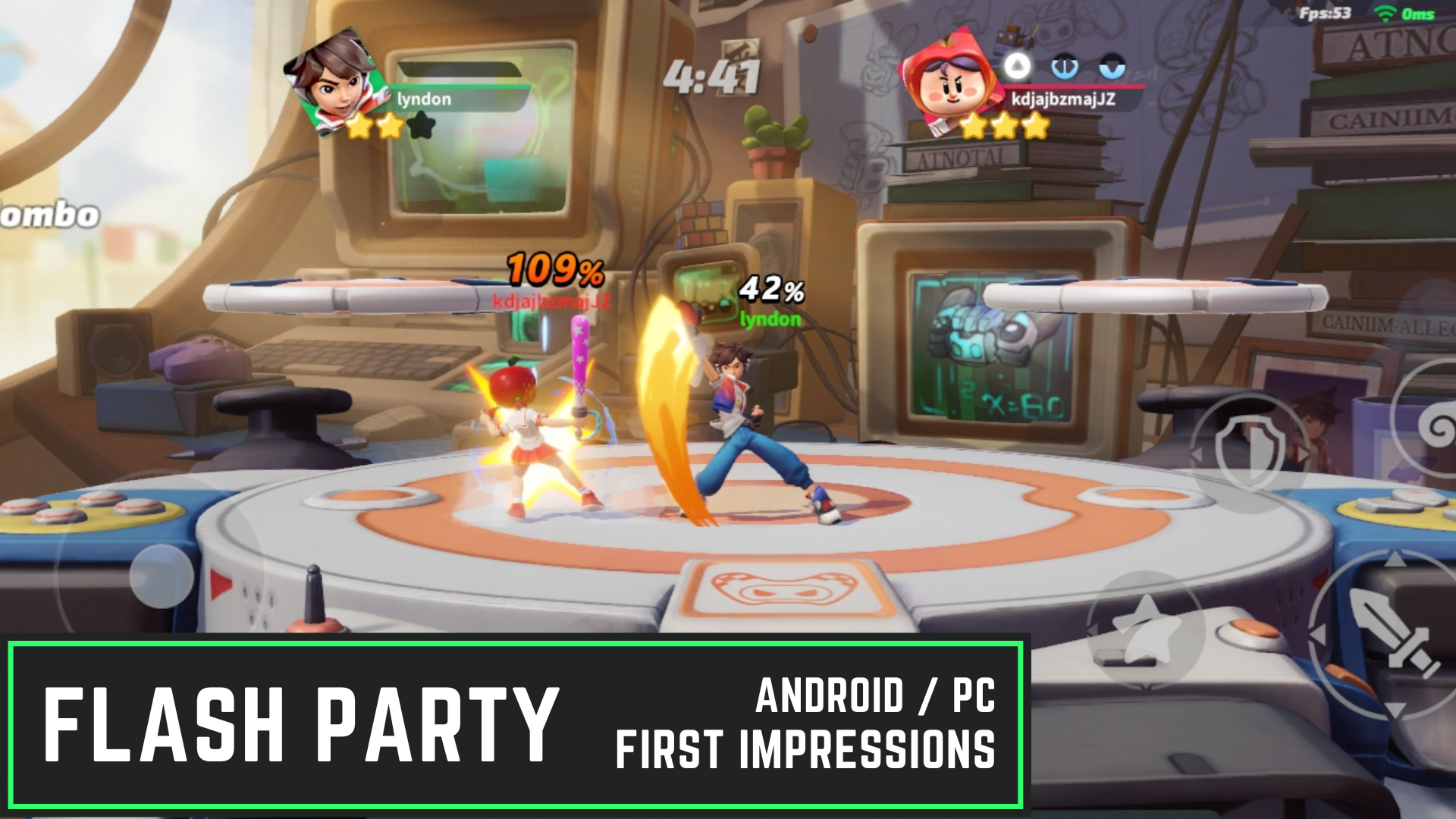 Super Smash Bros. Mobile Copy? - FLASH PARTY - PvP Fighting Game
