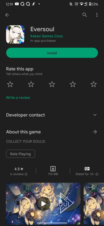 Eversoul is available for pre download on Google play store.