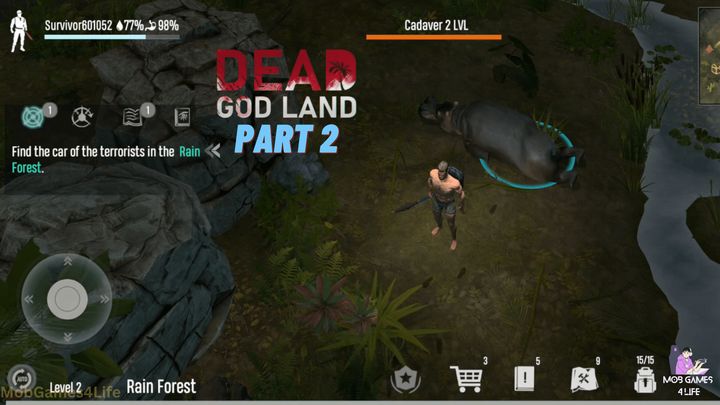 Dead God Land: Zombie Games - Gameplay Walkthrough - terrorist car in the rainforest Part 2