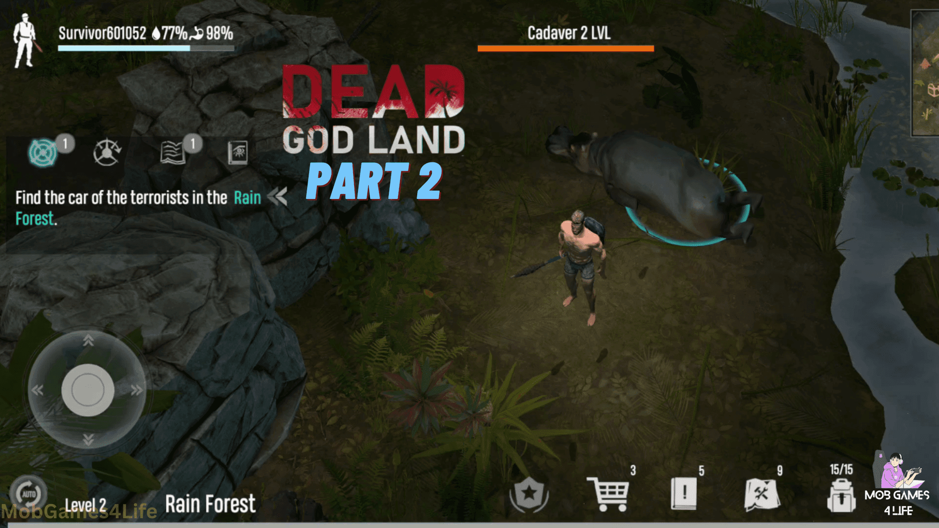 Dead God Land: Zombie Games - Gameplay Walkthrough - terrorist car in the rainforest Part 2