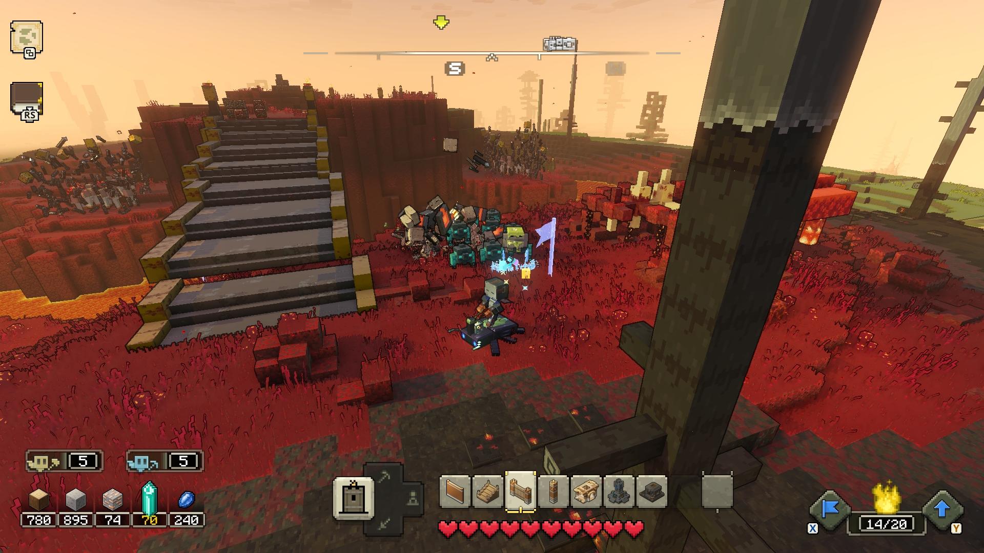 Minecraft Legends is a new action strategy game spin-off