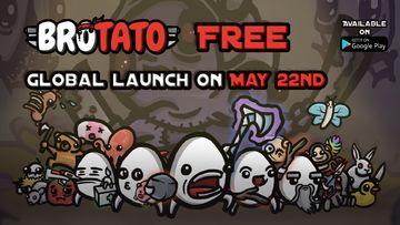 The wait is over! Brotato is now available worldwide on Google Play!