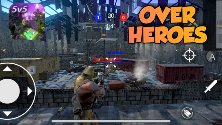 OVER HEROES New 5V5 Multiplayer Gameplay (Android/ios)