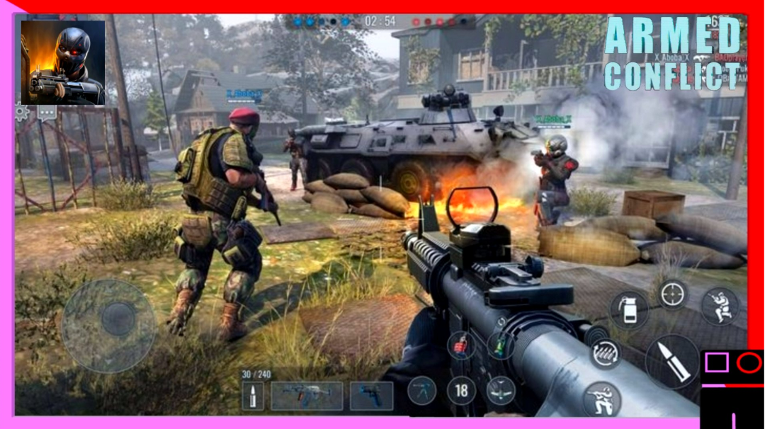 Armed Conflict: Shooting Games  gameplay (android, IOS)