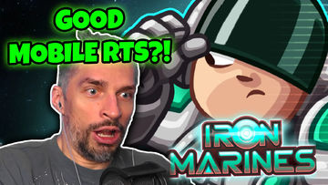 PROPER RTS FOR MOBILE DEVICES - IRON MARINES // First Impressions Gameplay