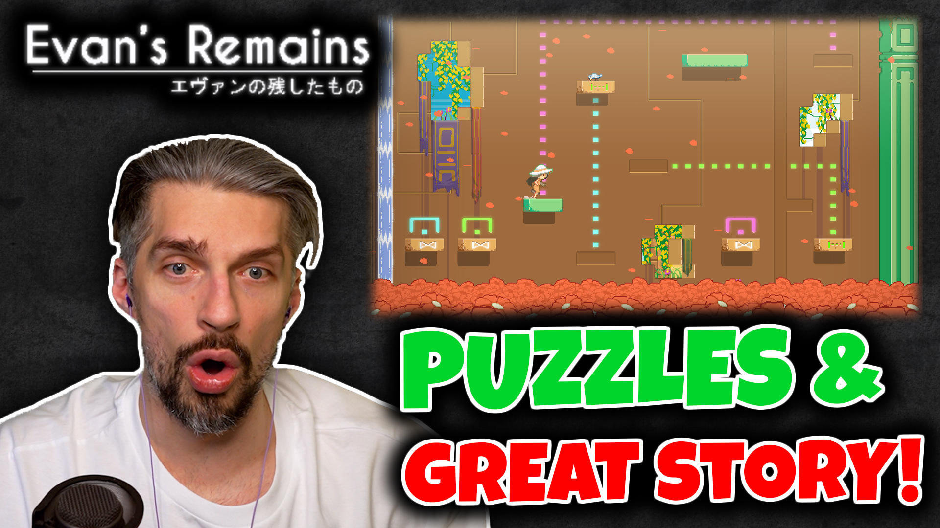 Mindbreaking Puzzles + Visual Novel - Evan's Remains [First Impressions] Gameplay