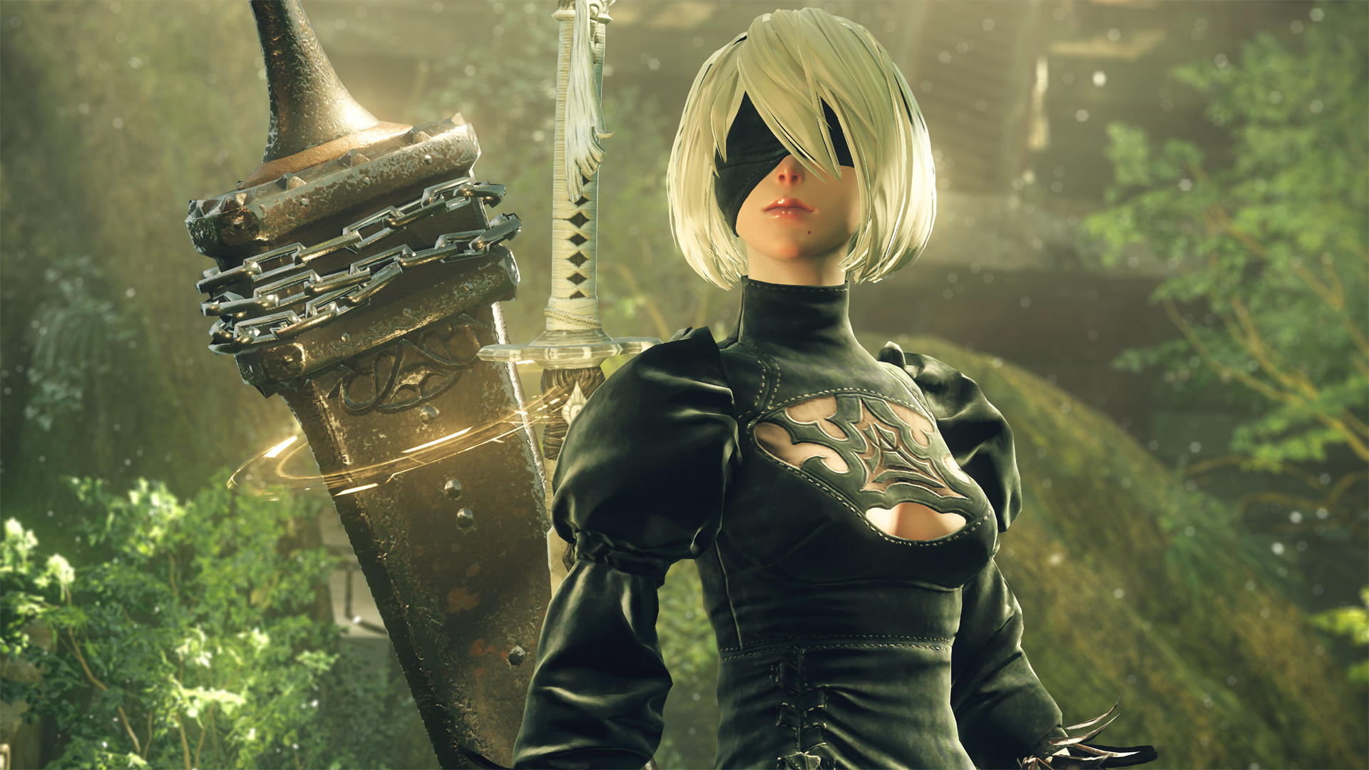 Nier: Automata characters are a perfect fit for Octopath Traveler