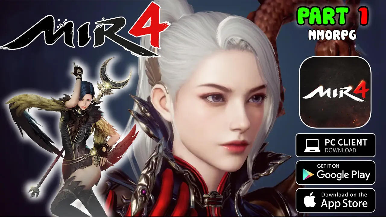 MIR 4 Gameplay PC Walkthrough Part 1 (PC,Android,IOS)