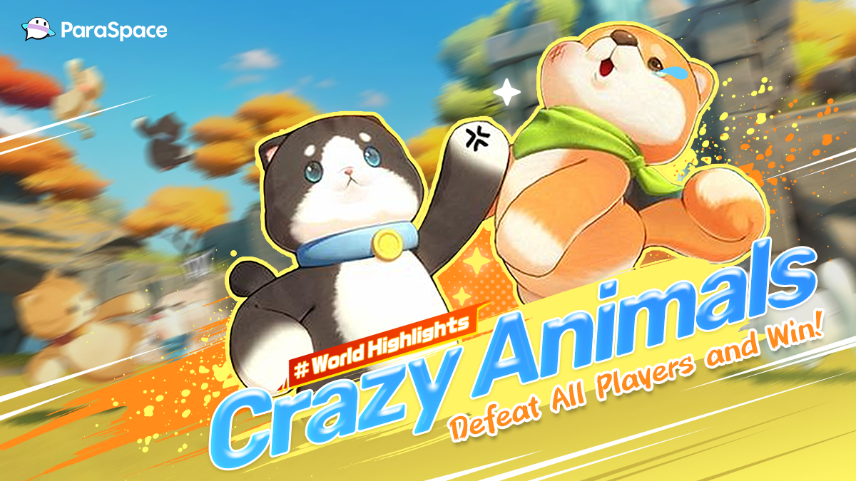 HOT! Experience Action Game World Crazy Animals Created by ParaSpace Studio!! 🎮🎮🎮