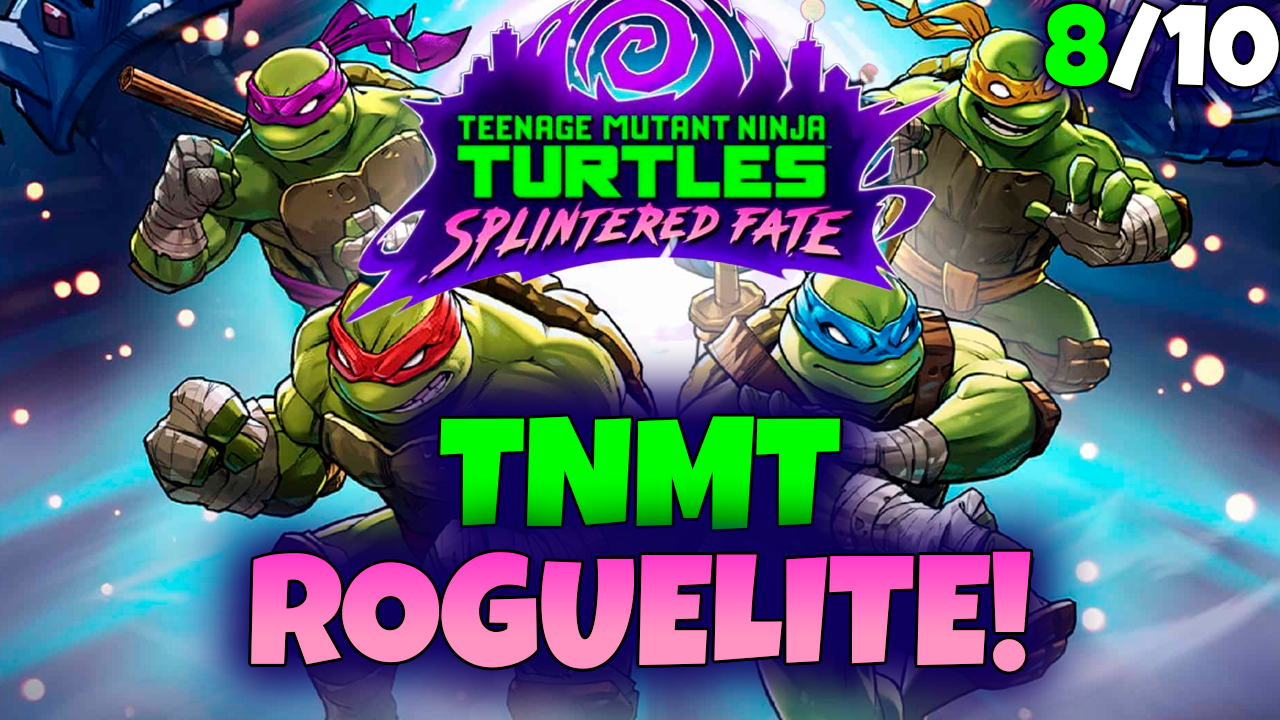 PRETTY SOLID MOBILE ROGUELITE - TEENAGE MUTANT NINJA TURTLES SPLINTERED FATE // QUICK REVIEW