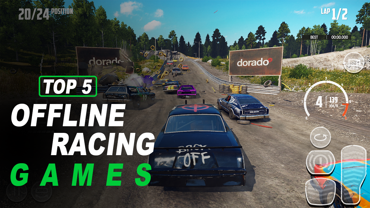 Top 5 OFFLINE Racing Games For Android & IOS 2023 | High Graphics Racing Games Offline