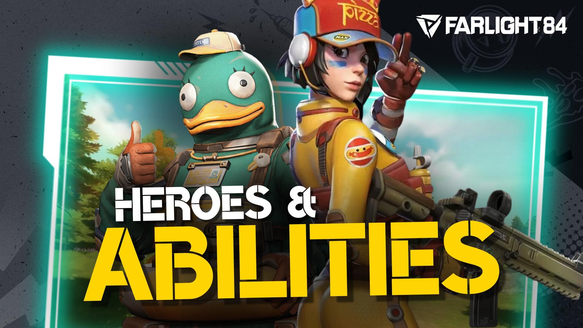 ALL Heroes & Abilities in FARLIGHT 84 - Choose Your NEXT HERO!
