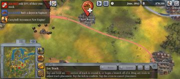 It's like creating a civilization using your crafted train tracks