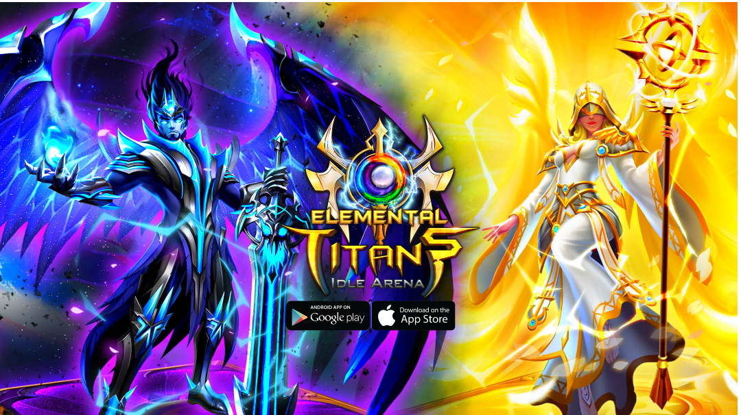Elemental Titans：3D Idle Arena - Gameplay Android APK 
