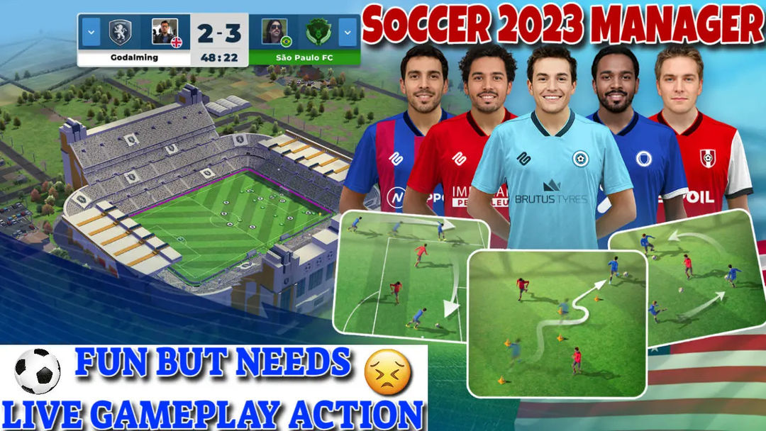 Football Soccer League: FSL24 - Offline (Android/IOS) Gameplay