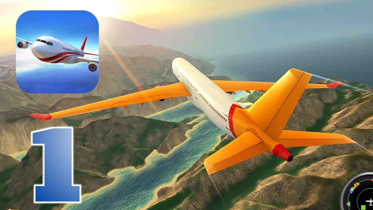 Flight Pilot 3D Simulator - Gameplay Walkthrough | Kamal Gameplay | Part 1 (Android, iOS)