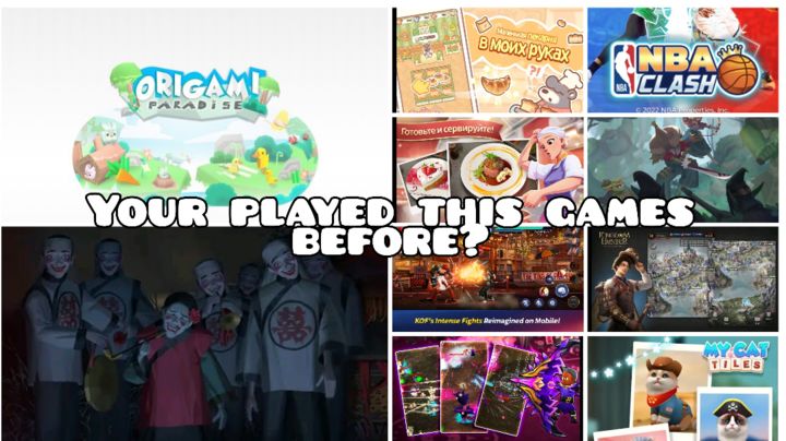 New Mobile Games. November. Part 1