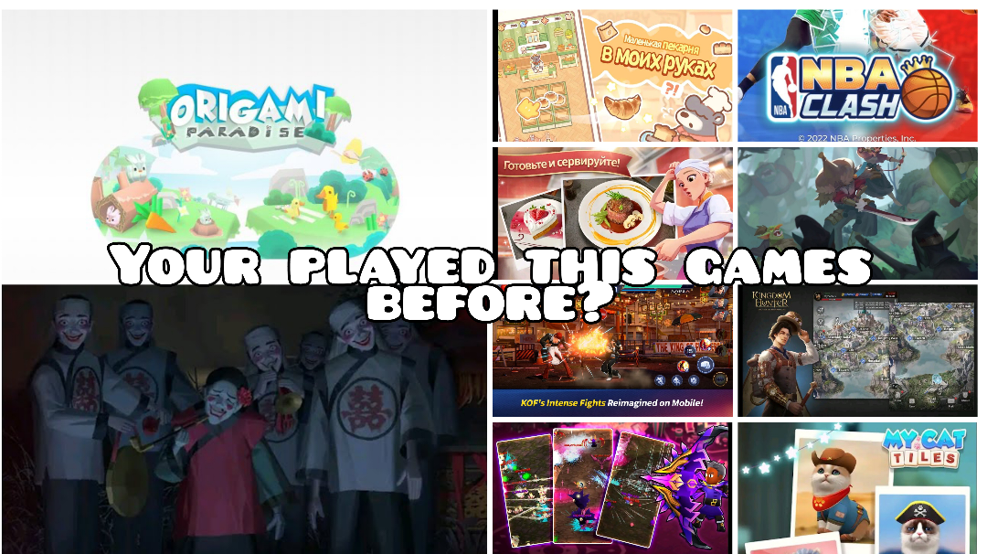 New Mobile Games. November. Part 1