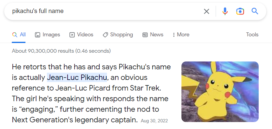What Is Pikachu's Real Name?