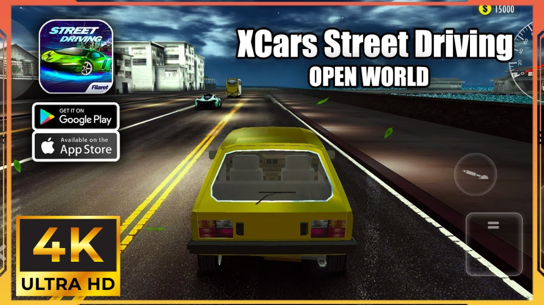 XCars Street Driving Gameplay 4k (Android, iOS)