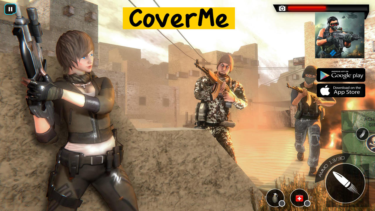 CoverMe Shooting Gun Game Walkthrough Gameplay  Part 1