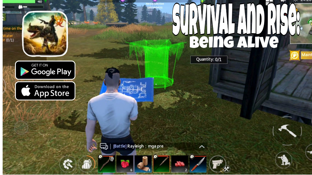 Survival and Rise: Being Alive gameplay - sandbox mobile survival game walkthrough Android iOS