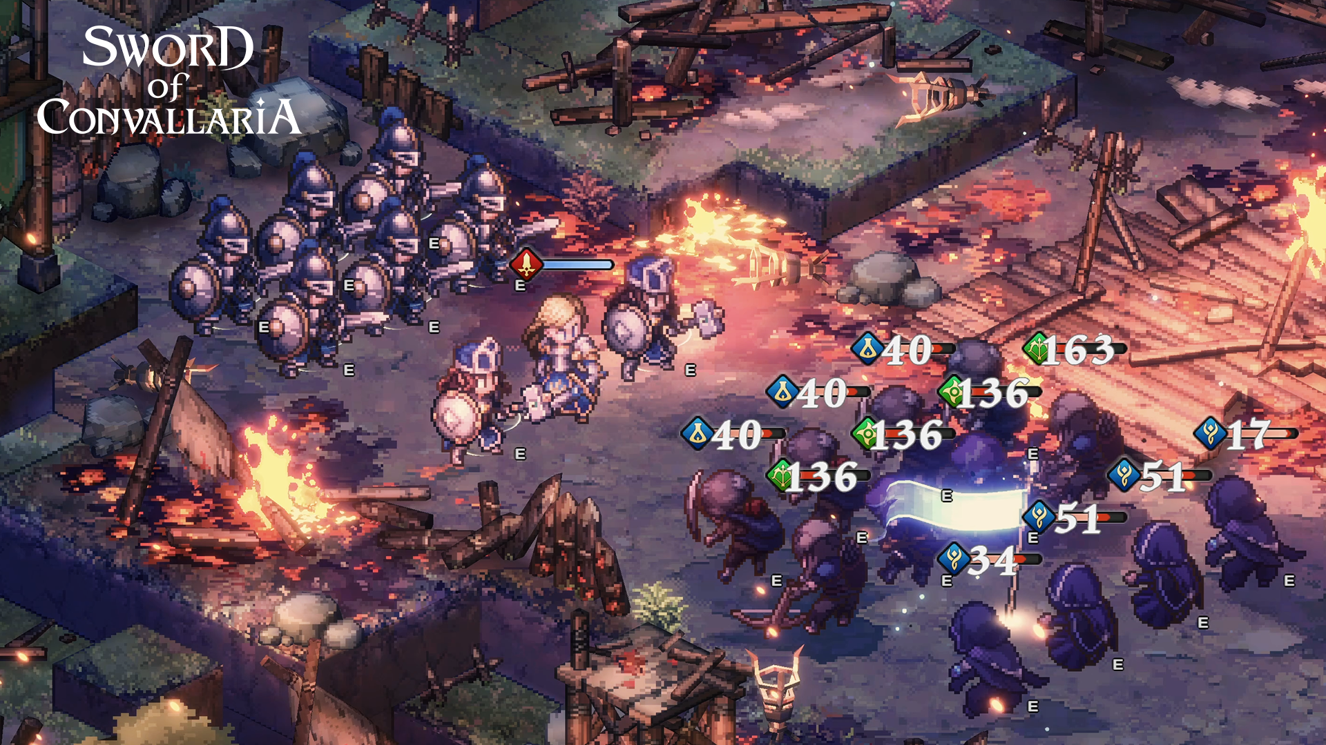 Sword of Convallaria - Final Fantasy composer graces new pixel-art strategy  RPG - MMO Culture