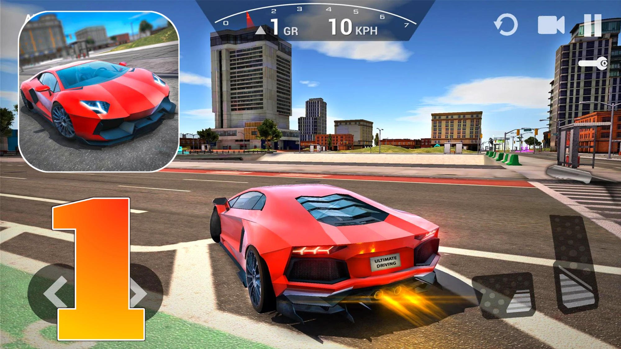 Ultimate Car Driving Simulator Gameplay Walkthrough | Part 1 (Android, iOS)