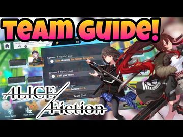 Alice Fiction Global - Team(Guild) Guide! *Must Watch*