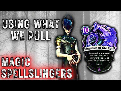 OPENING PACKS except we're building our first deck after 👀 (Magic Spellslingers)