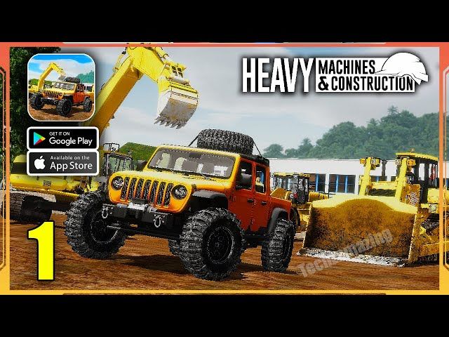 Heavy Machines & Construction Gameplay Walkthrough (Android, iOS) -Part 1